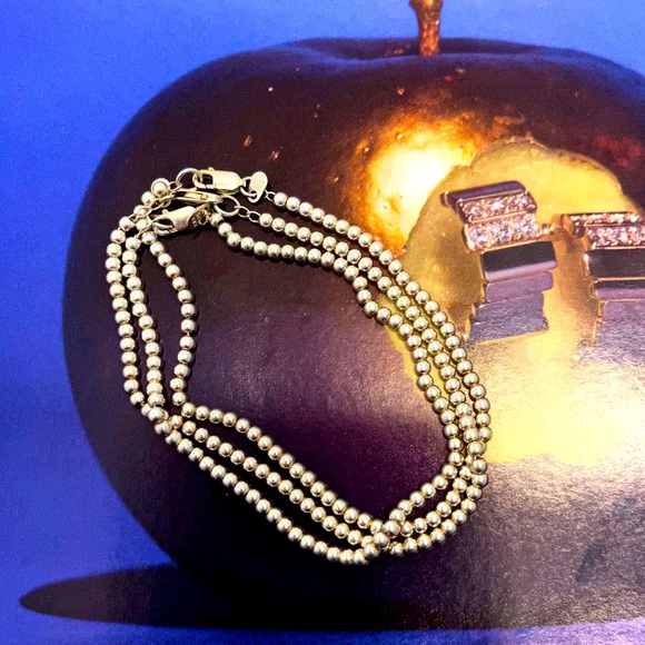 NWOT Genuine Silver 925 Ball Style Bracelet (1 only) - Picture 4 of 5